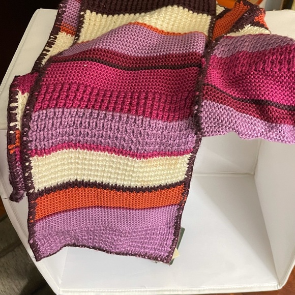 Eddie Bauer Striped Knit Scarf NWT - Picture 7 of 13